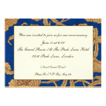Blue Vintage Personalized Invitation