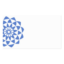 Blue Violet Lotus Business Card Templates
