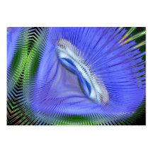 Blue Water Abstract ~ ATC Business Card