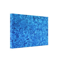 Blue Water Canvas Print