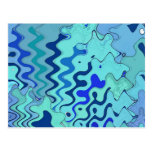 Blue Waves Post Card