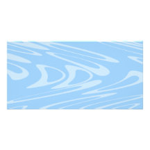 Blue Wavy Pattern. Photo Greeting Card