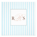 Blue Wedding Custom Announcement