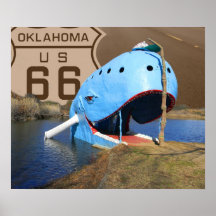 Blue Whale at Catoosa Posters