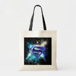 Blue-White Crystal Superman Logo Canvas Bags
