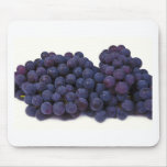blue wine grape mouse pad