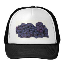 blue wine grape trucker hats