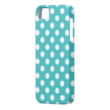 Blue With White Polka Dot  iPhone 5 Case iPhone 5 Cover