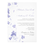 Bluebells - Lavender 5x7 Wedding Invitation invitations