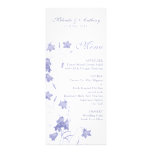 Bluebells - Lavender Menu invitations