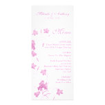 Bluebells - Pink Menu invitations