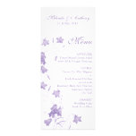 Bluebells - Purple Menu invitations
