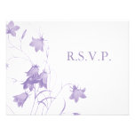 Bluebells - Purple RSVP invitations