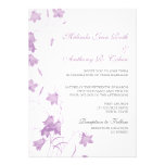 Bluebells - Violet 5x7 Wedding Invitation invitations