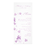 Bluebells - Violet Menu invitations