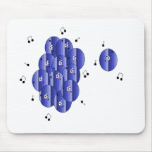Blueberry Choir Mouse Pad
