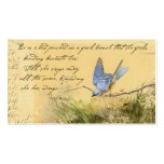 Bluebird Victor Hugo Quote Business Cards
