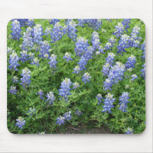 Bluebonnet mouse pad