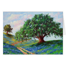 "Bluebonnet Road" (Blank Card)