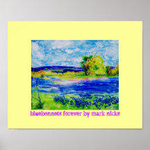 bluebonnets forever posters