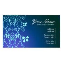 blueFlorali Business Card