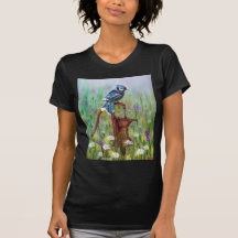 Bluejay: Peaceful Perch T Shirt