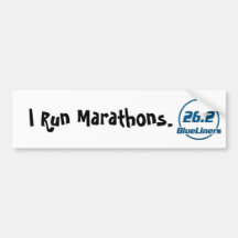 BlueLiner Marathon Bumper Sticker