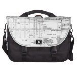 Blueprints Laptop Messenger Bag
