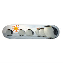 Blues Brothers In  Orange Skate Board