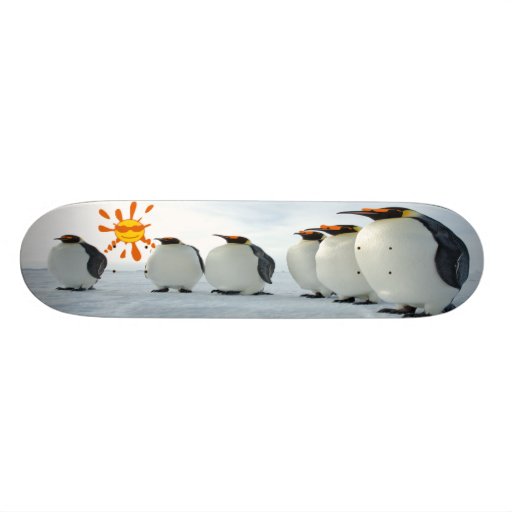 Blues Brothers In  Orange Skate Board