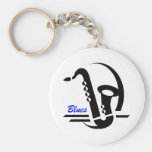 Blues Sax Keychain