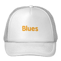 Blues word l orange music design.png mesh hats