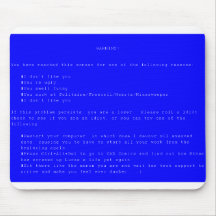 BlueScreen Mouse Pad