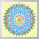 BlueStar Sparkling Soothing Healing Chakra Poster