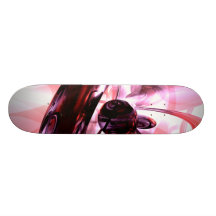 Blushing Abstract Skateboard
