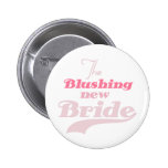 Blushing New Bride Buttons