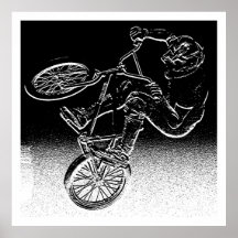 BMX distortion, Copyright Karen J WilliamsBMX Poster