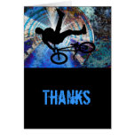 BMX in a Grunge Tunnel Thanks Cards