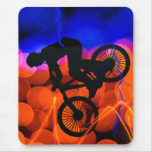 BMX in Light Crystals and Lightning Mouse Pads
