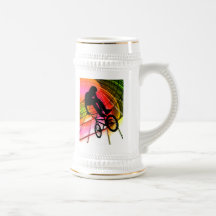 BMX in Lines & Circles Mugs