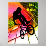 BMX in Lines & Circles Posters