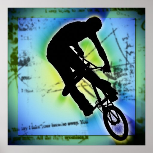 BMX Mountain Biking Print
