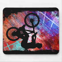 BMX on Rusty Grunge Mouse Mats
