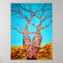Boab Trees Poster