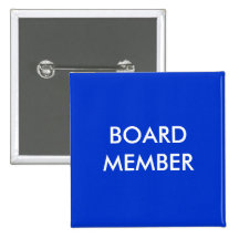 board member pinback buttons