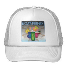 Boat Drinks Trucker Hats