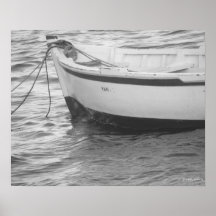 Boat on the Mediterranean Sea Posters