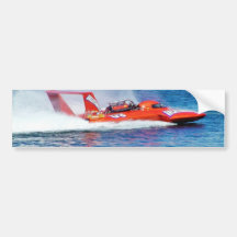 Boat Racing Bumper Stickers