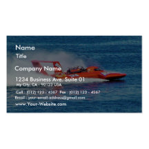 Boat Racing Business Card Templates