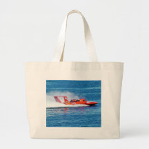 Boat Racing Tote Bags
